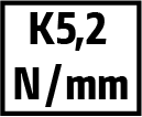 Molle forcelle K5,2 N/mm.