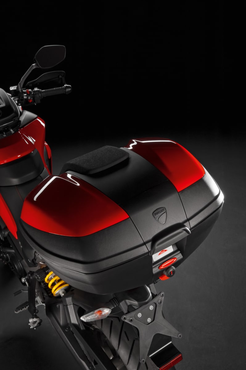 Cover for plastic top case. Touring accessory Ducati