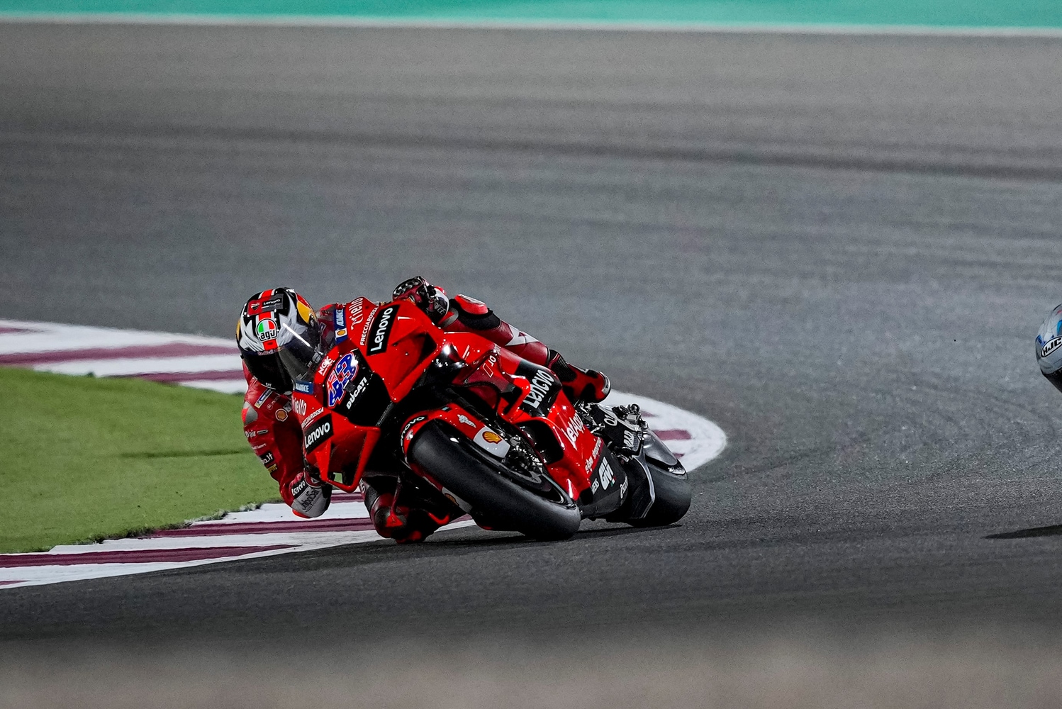 Pecco Bagnaia Third On The Podium In The Qatar Gp At Losail Jack Miller Finishes The Race In Ninth Position