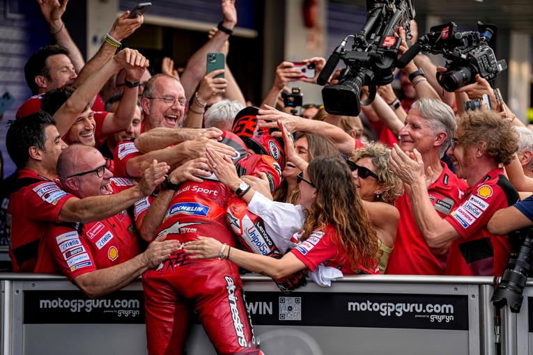 Pecco Bagnaia notches up extraordinary victory in Spanish GP at Jerez