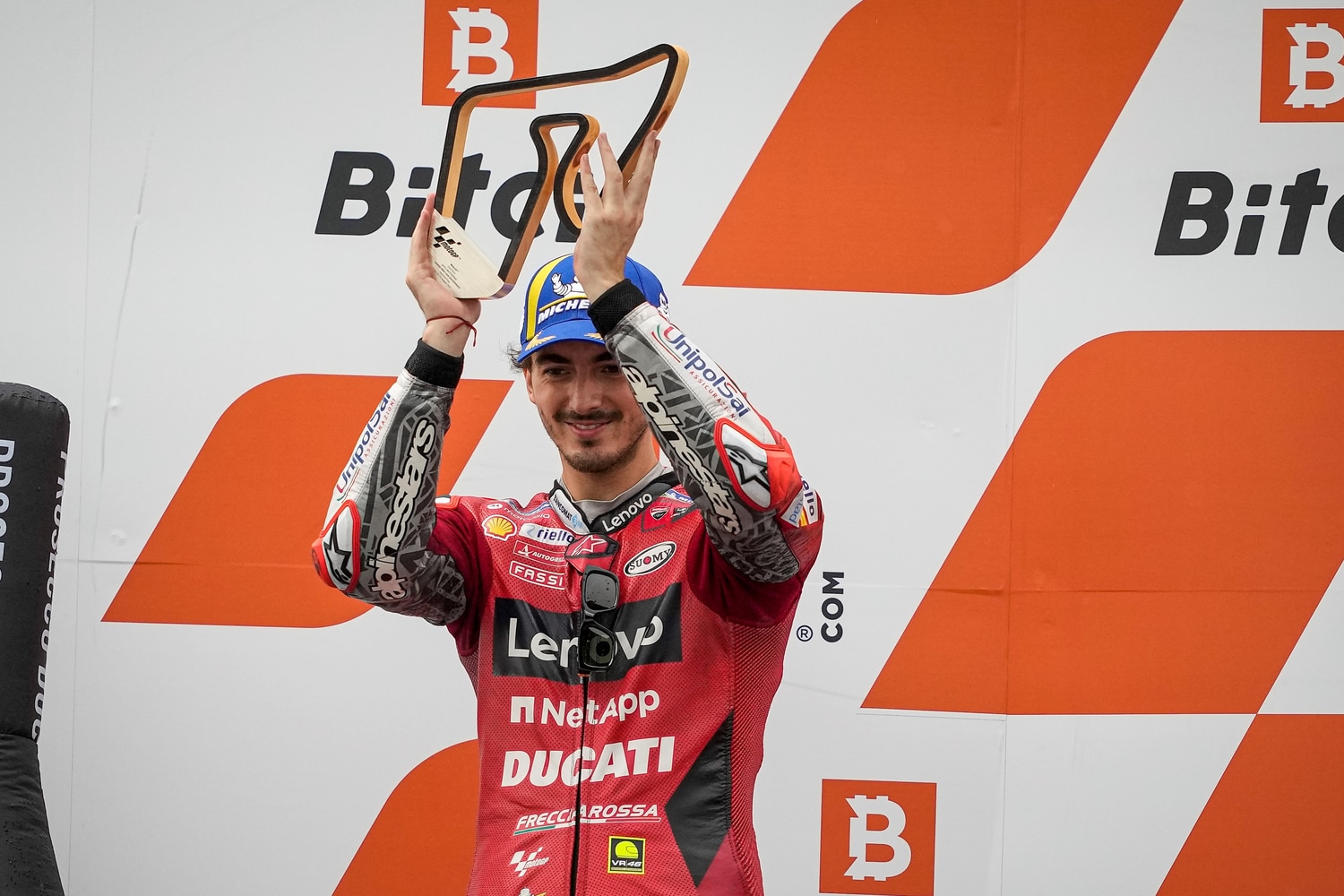 Pecco Bagnaia takes second place on the podium at the Austrian GP at ...